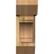 Ekena Millwork Merced Slat Rough Sawn Bracket w/ Offset Brace, Western Red Cedar, 6"W x 16"D x 16"H BKT0604X16X16MRC06RWR - alternate 3